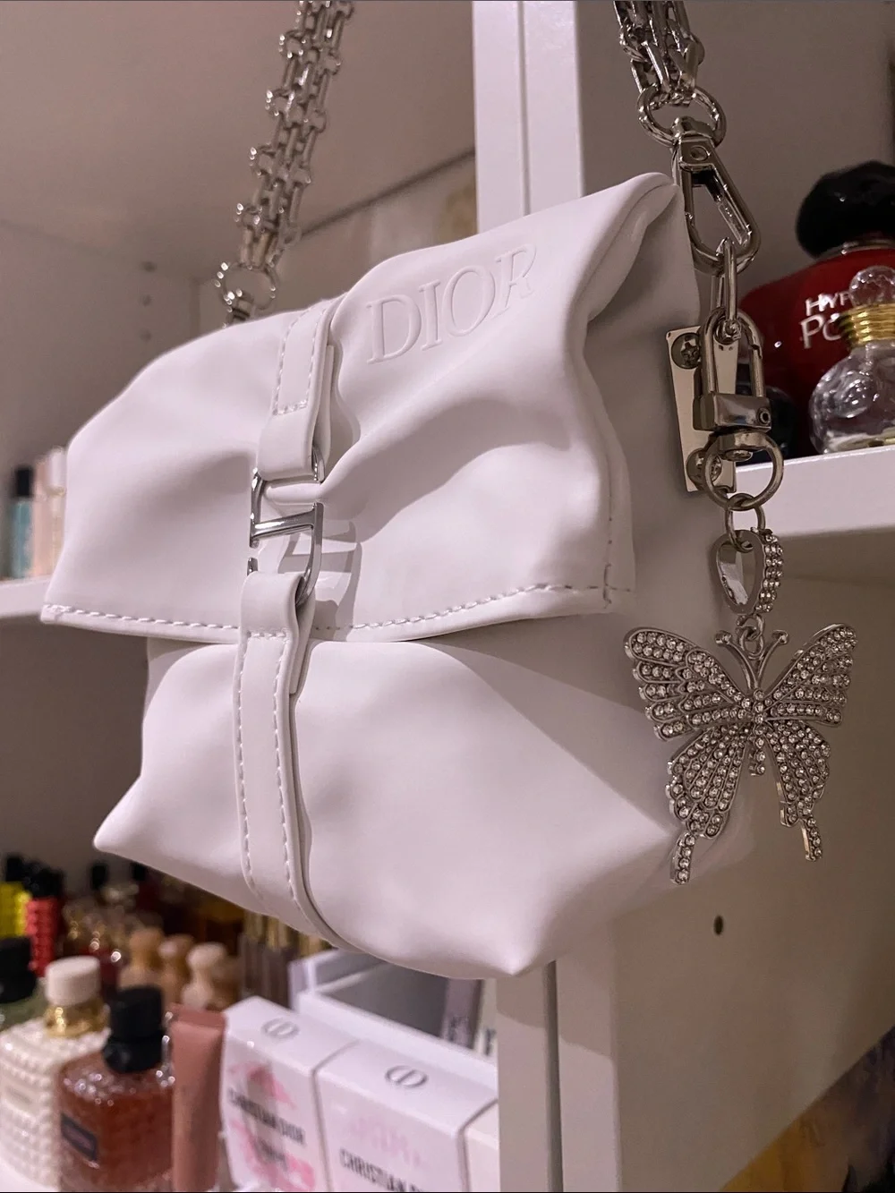Dior White with Silver Mini Bag-GWP